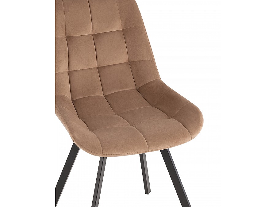 Стул вращающийся Флекс велюр капучино