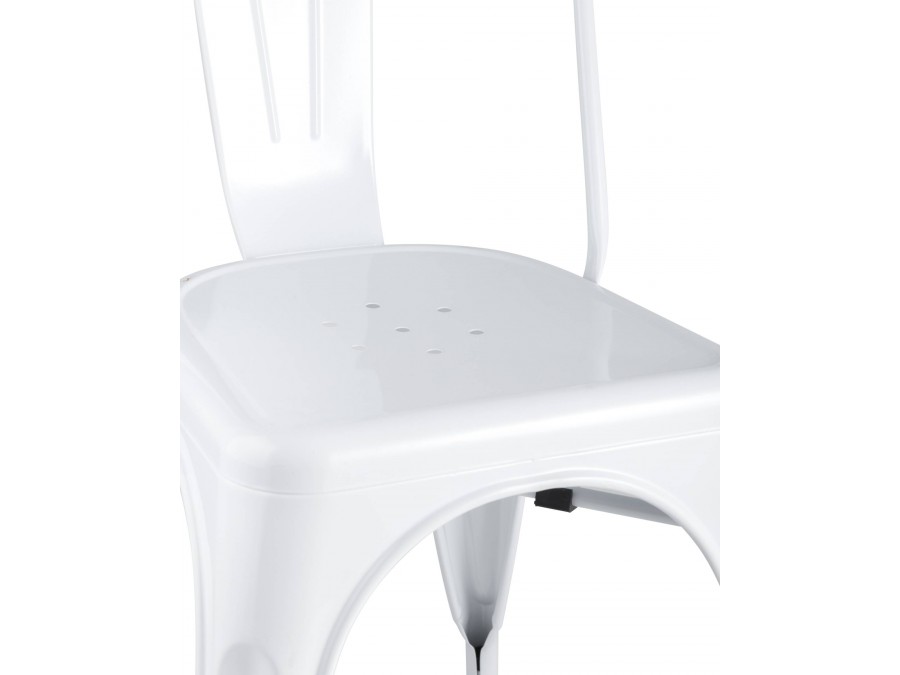 Стул TOLIX белый глянцевый