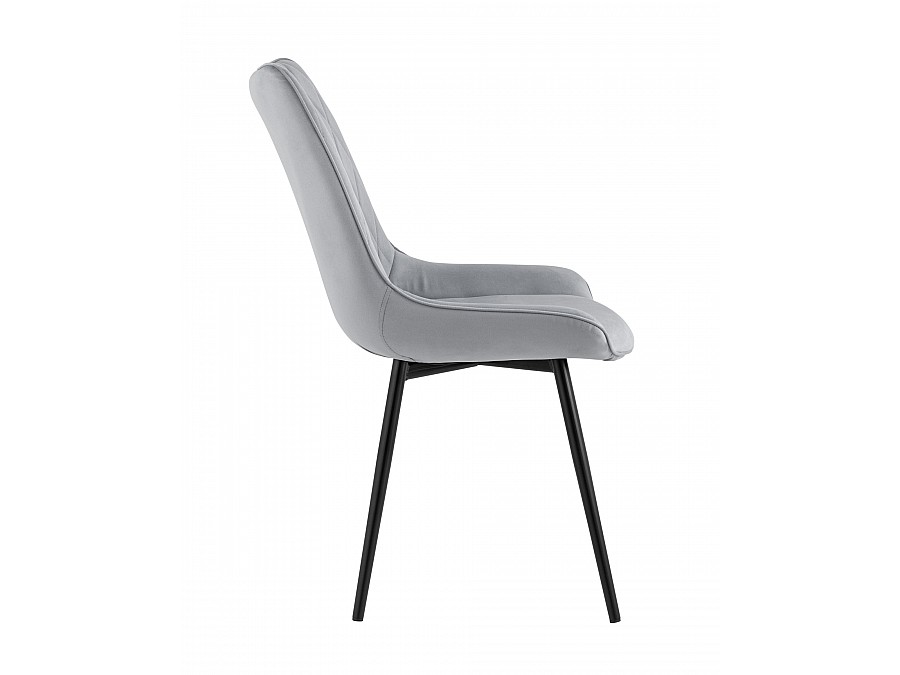 Стул Дарвин велюр серый