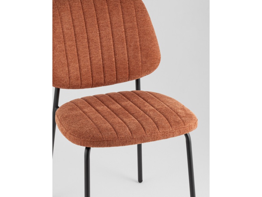 Стул обеденный Patrys терракот рогожка