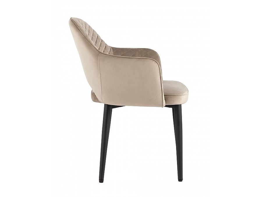 Стул Венера диамант велюр шампань