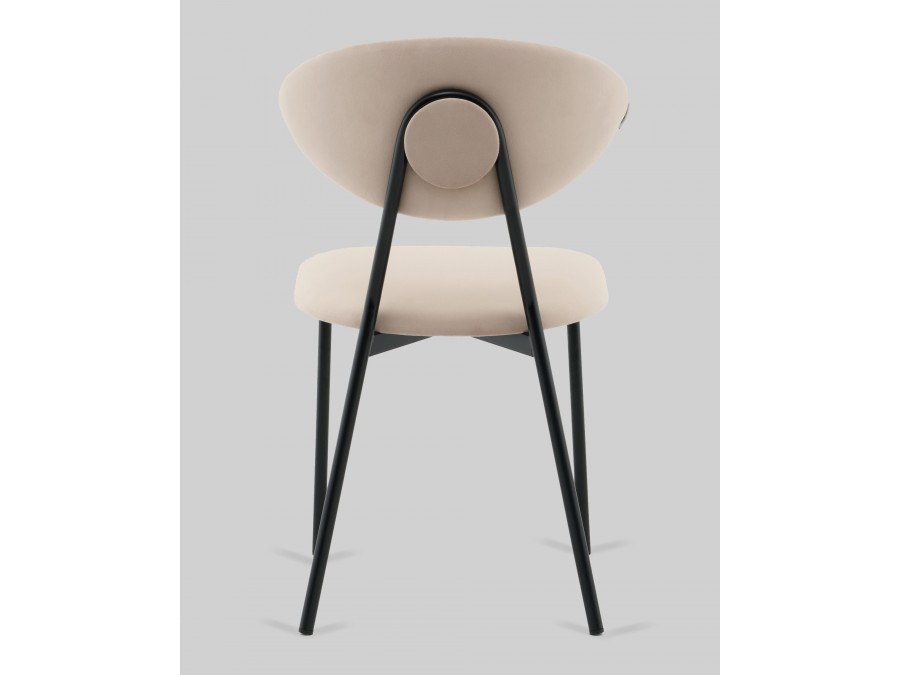 Стул обеденный Квинси велюр кремовый