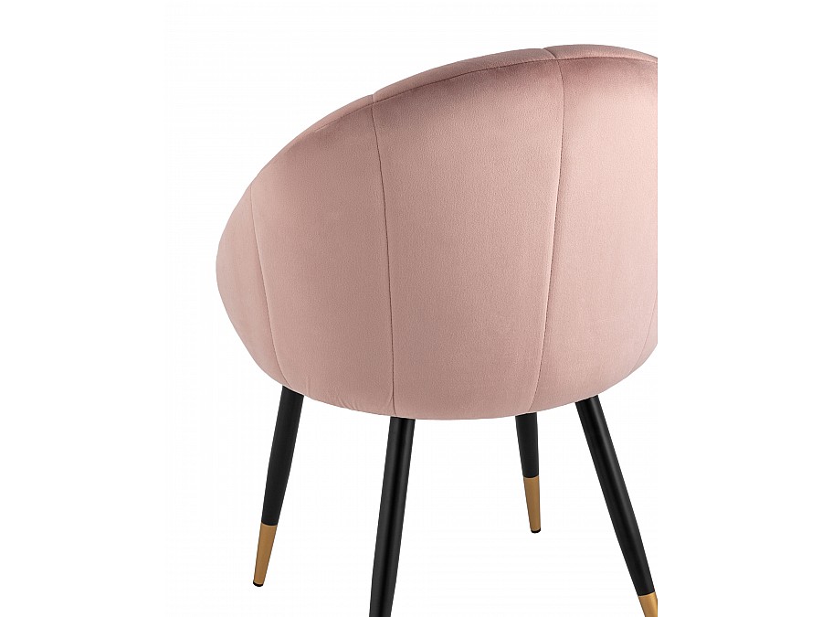 Стул Наоми велюр розовый
