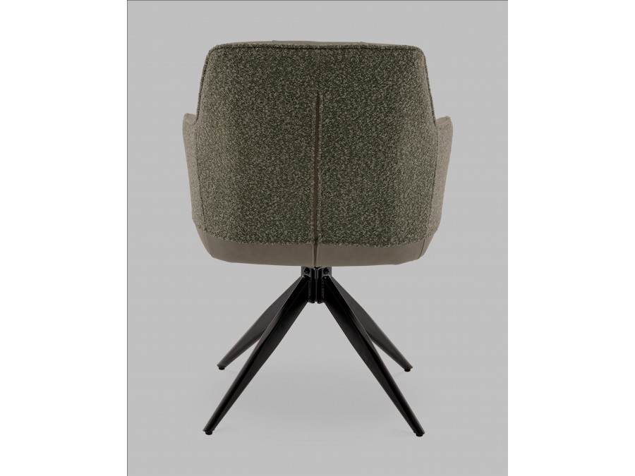 Стул обеденный Naya зеленый экокожа букле