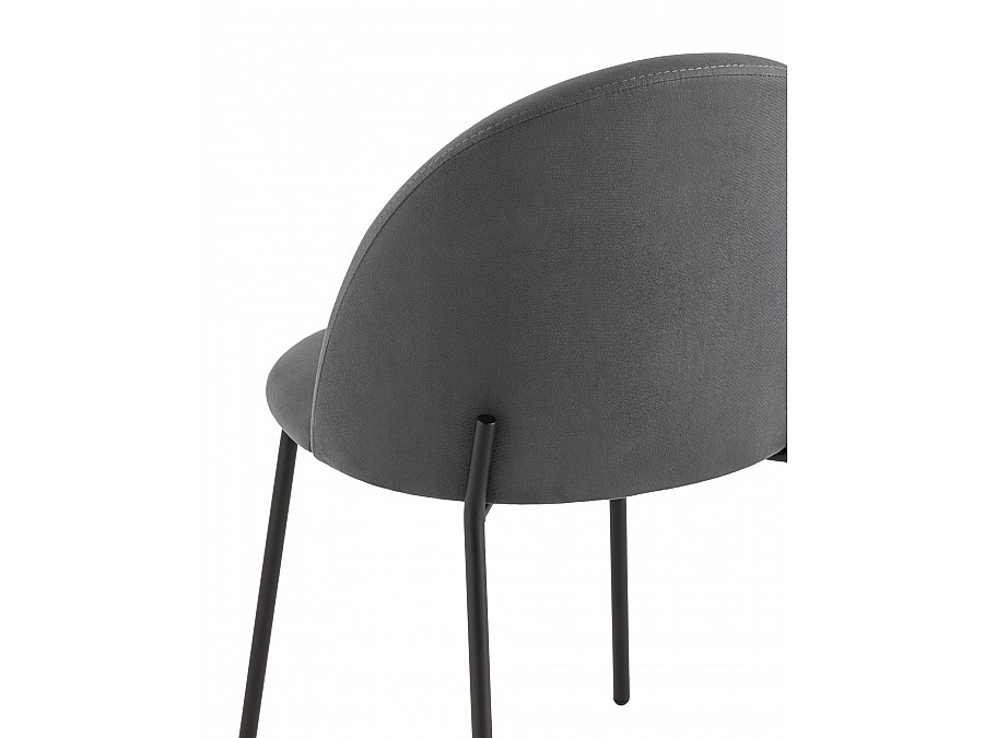 Стул Коди велюр тёмно-серый