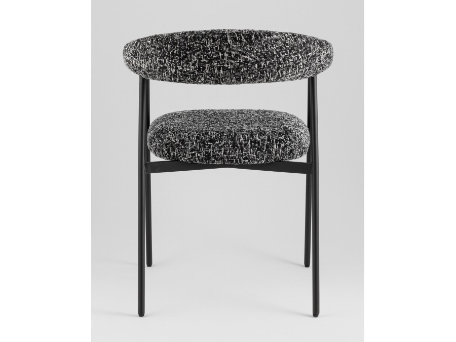 Стул обеденный Toko черно-белый