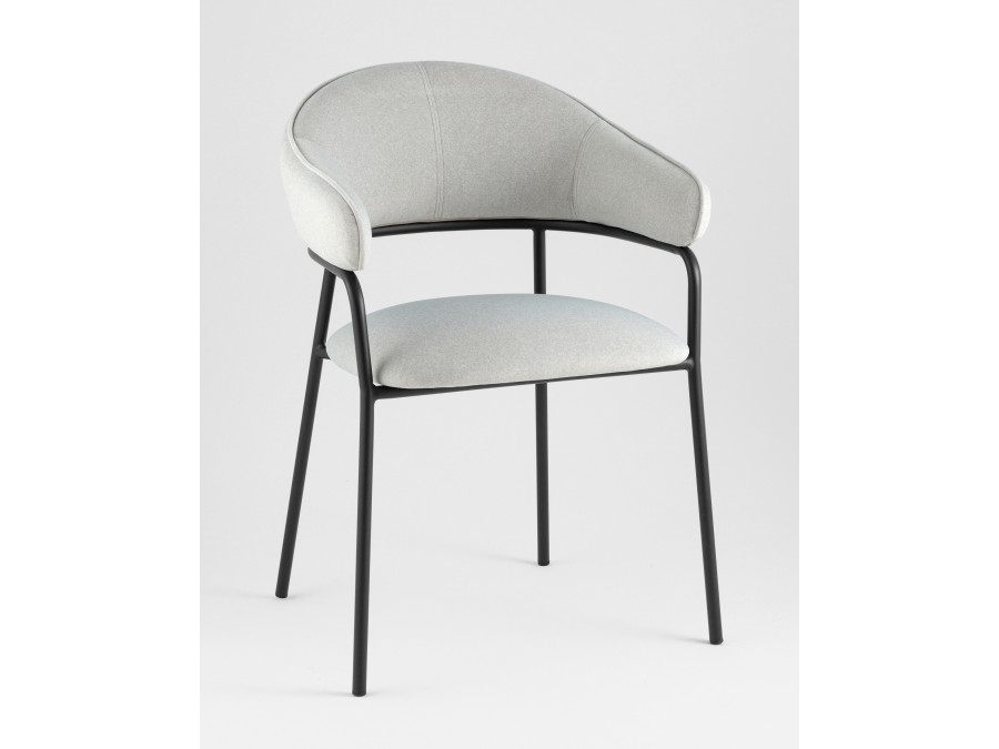 Стул обеденный Leya светло-серый