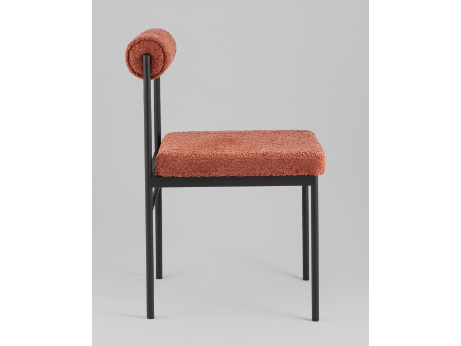 Стул обеденный Балла букле коралловый