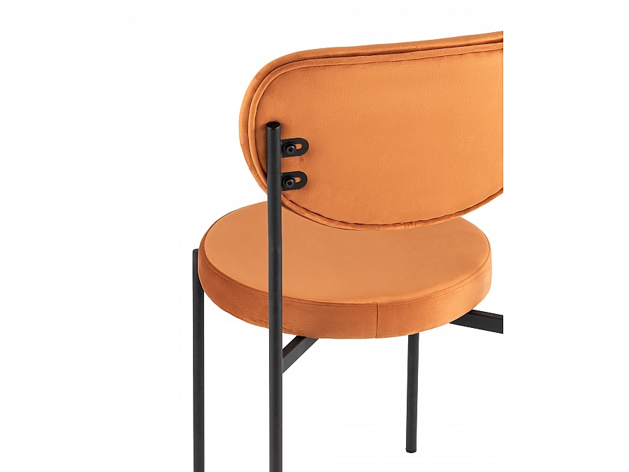 Стул Барбара велюр терракотовый