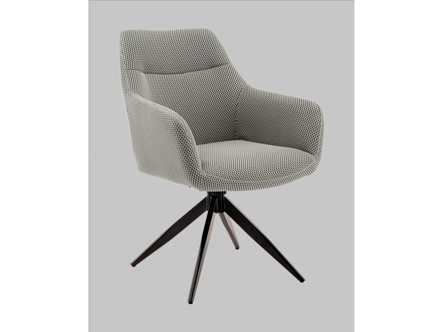 Стул обеденный Enid серо-зеленый ткань Sonic