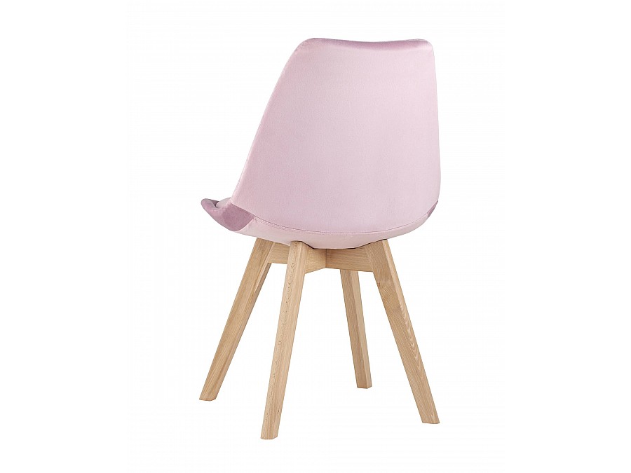 Стул FRANKFURT велюр розовый
