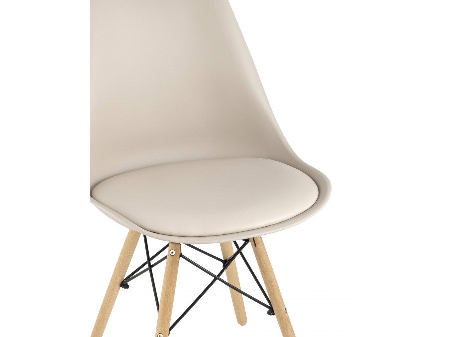 Стул Eames Soft бежевый