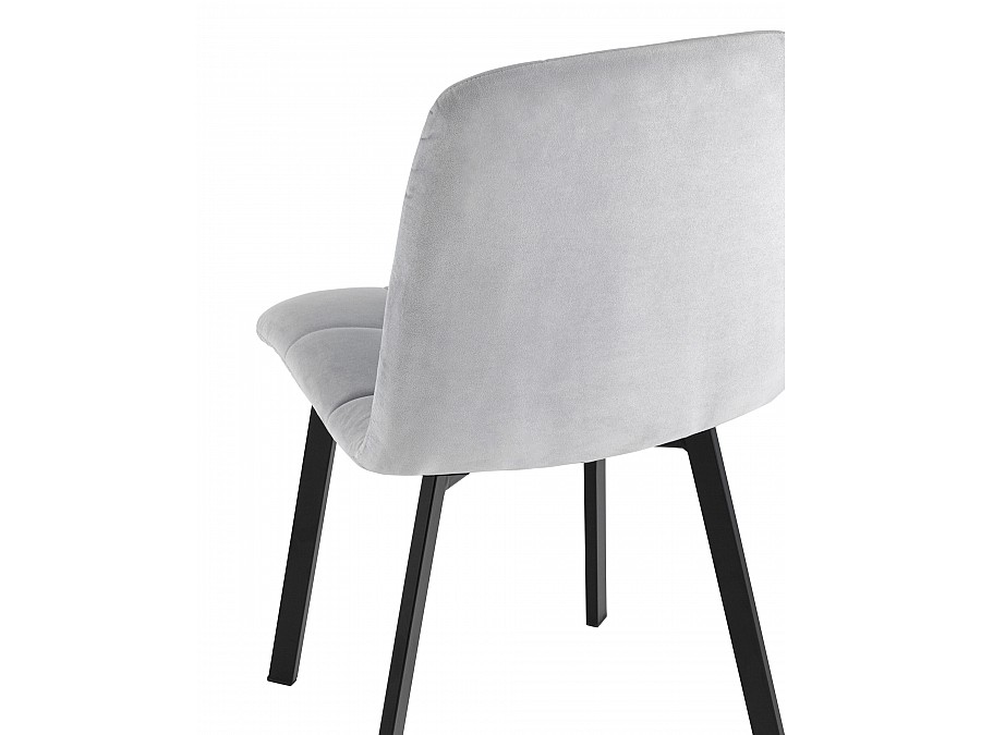 Стул Oliver Square велюр светло-серый