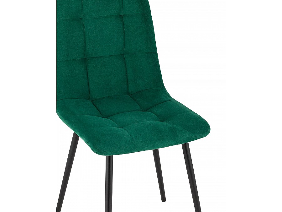 Стул Oliver велюр тёмно-зелёный