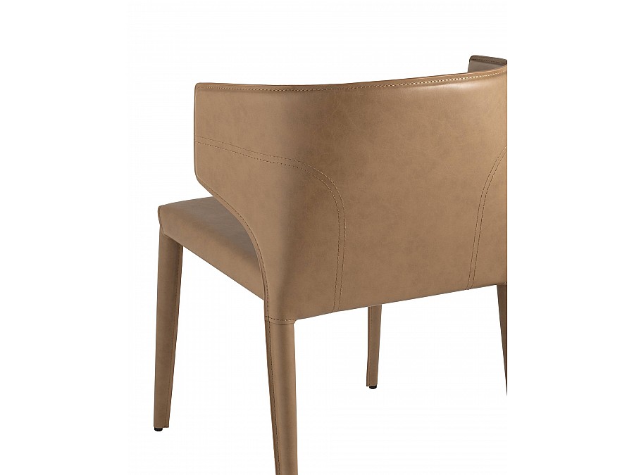 Стул Арманд экокожа коричневый