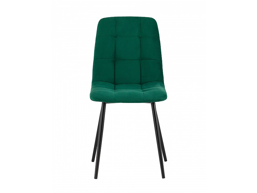 Стул Oliver велюр тёмно-зелёный