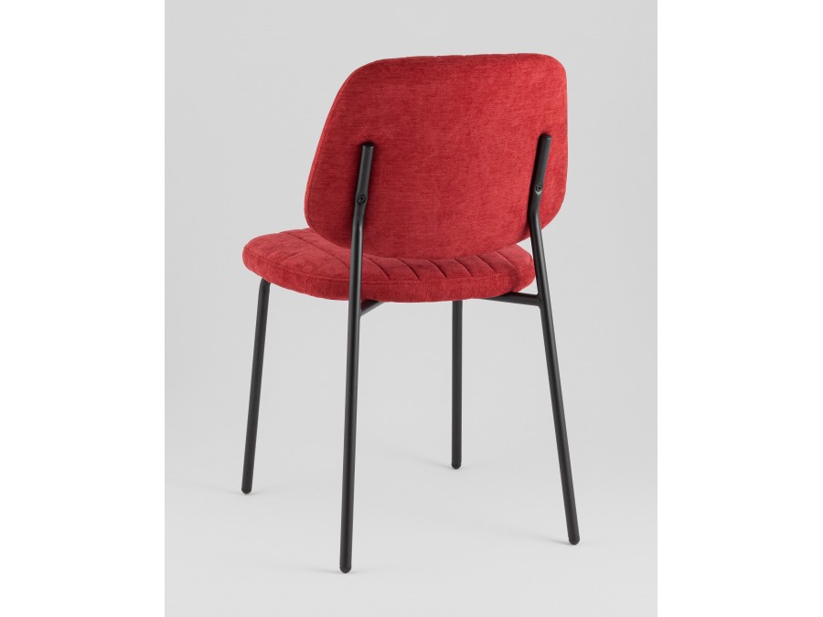 Стул обеденный Patrys бордовый шенилл