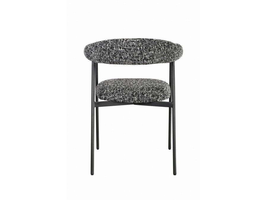 Стул обеденный Toko черно-белый 2 шт.