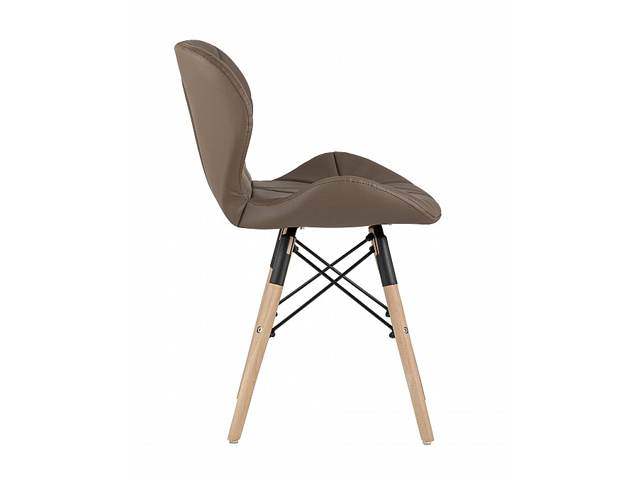 Стул Бон экокожа коричневый