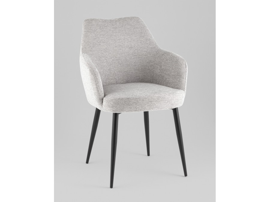 Стул обеденный Katys светло-серый рогожка