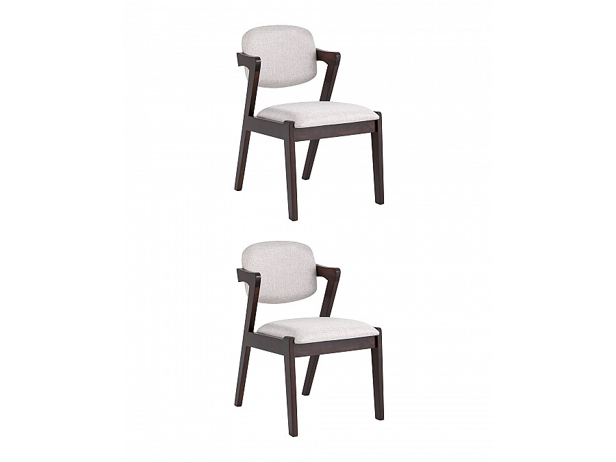 Стул обеденный VIVA светло-серый 2 шт.