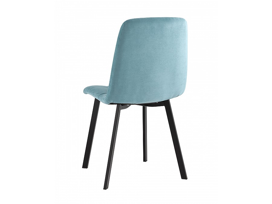 Стул Oliver Square велюр пыльно-голубой