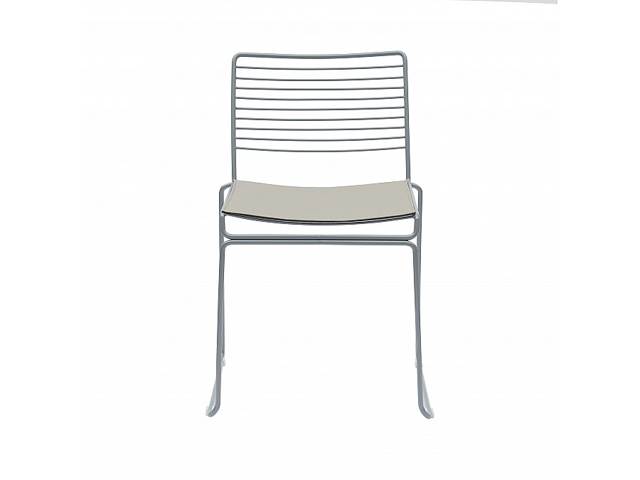 Стул обеденный Danny серый с подушкой