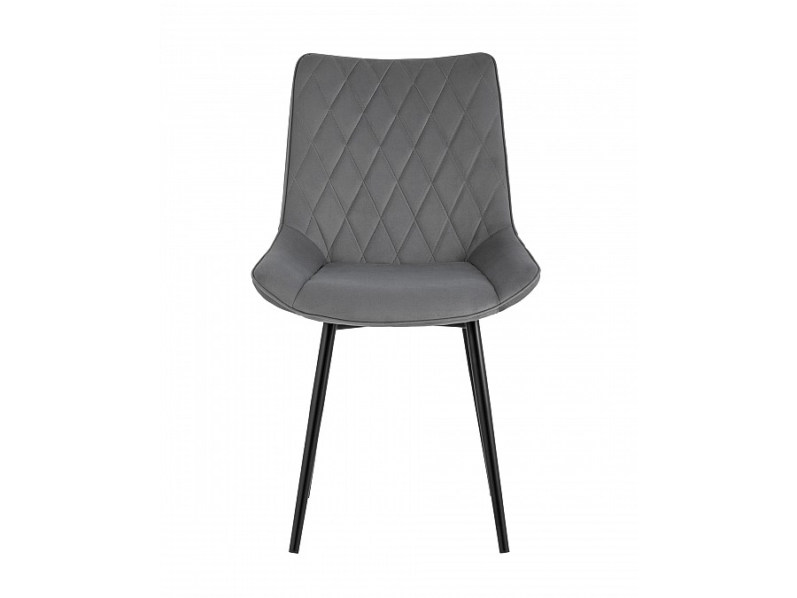 Стул Дарвин велюр тёмно-серый