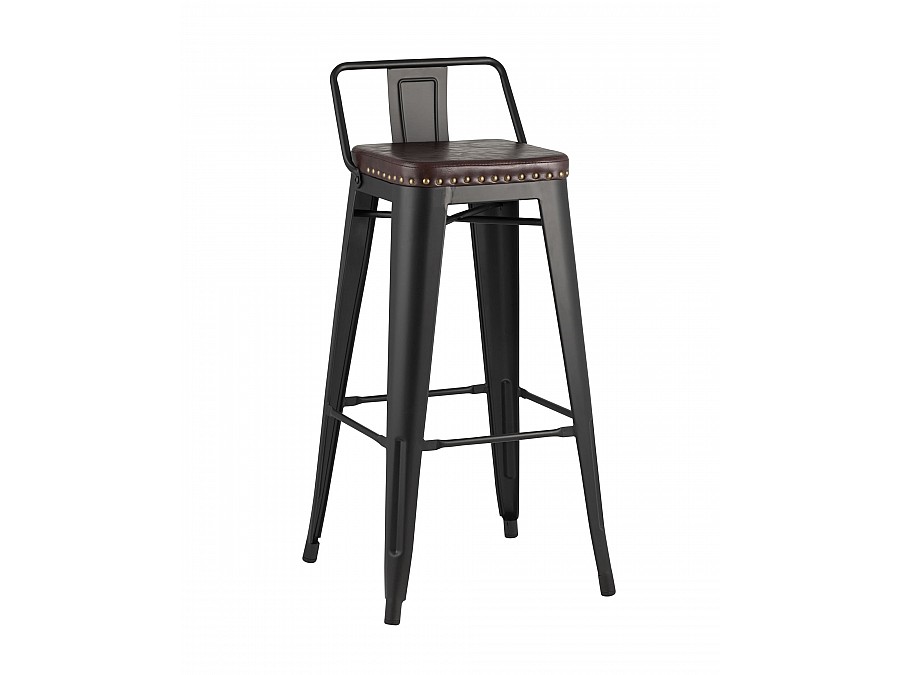 Стул барный TOLIX SOFT черный матовый