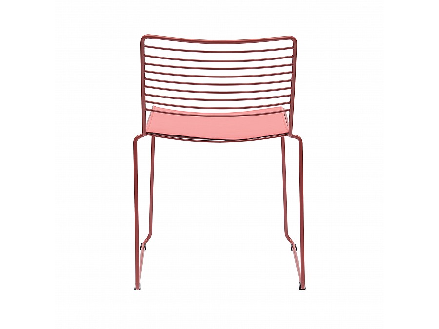 Стул обеденный Danny бордовый с подушкой