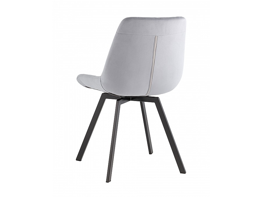 Стул вращающийся Флекс велюр велютто серый