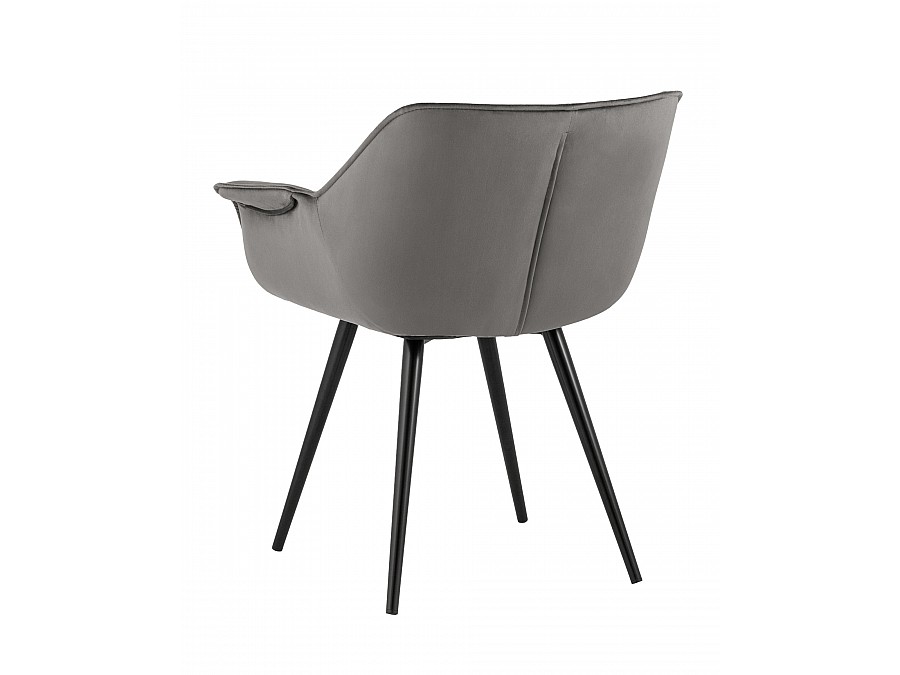 Стул Мэйсон велюр темно-серый