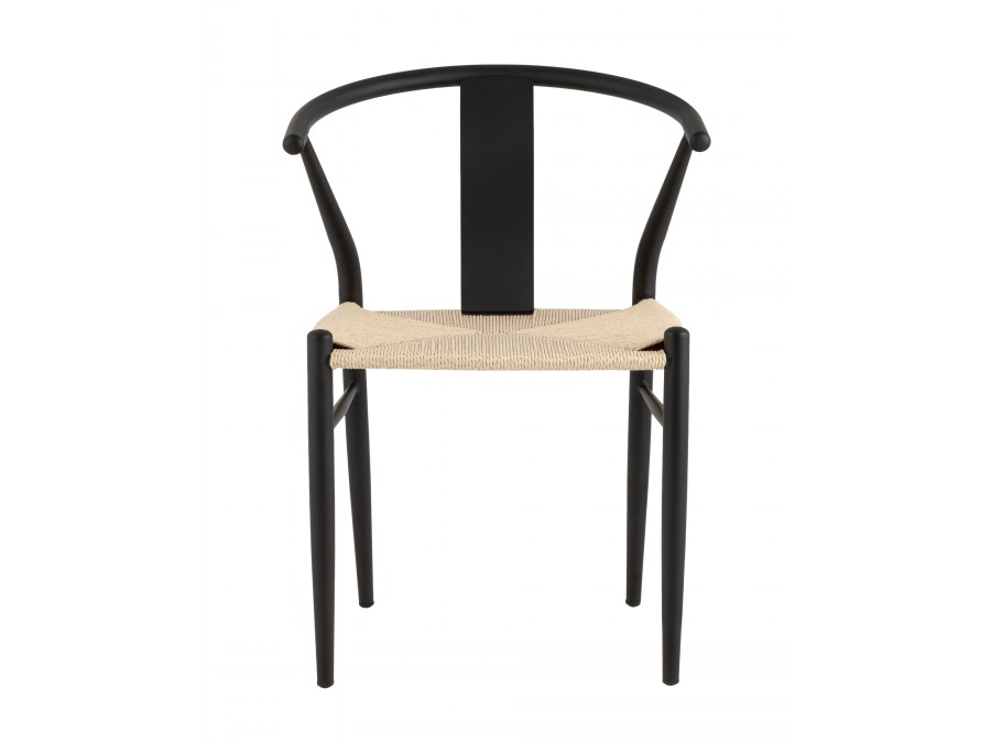 Стул обеденный Wishbone Style бежевый