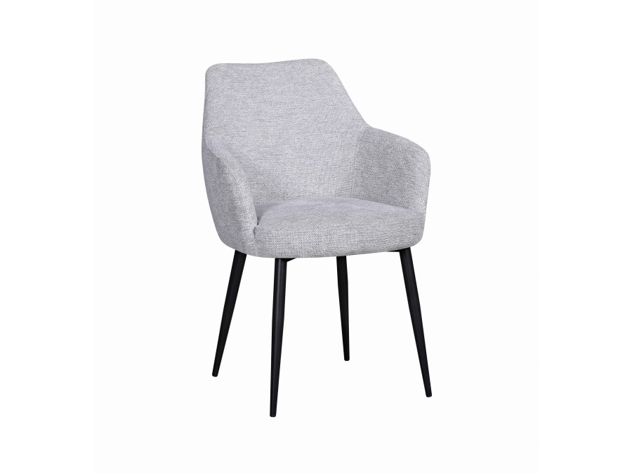 Стул обеденный Katys светло-серый рогожка 2 шт.