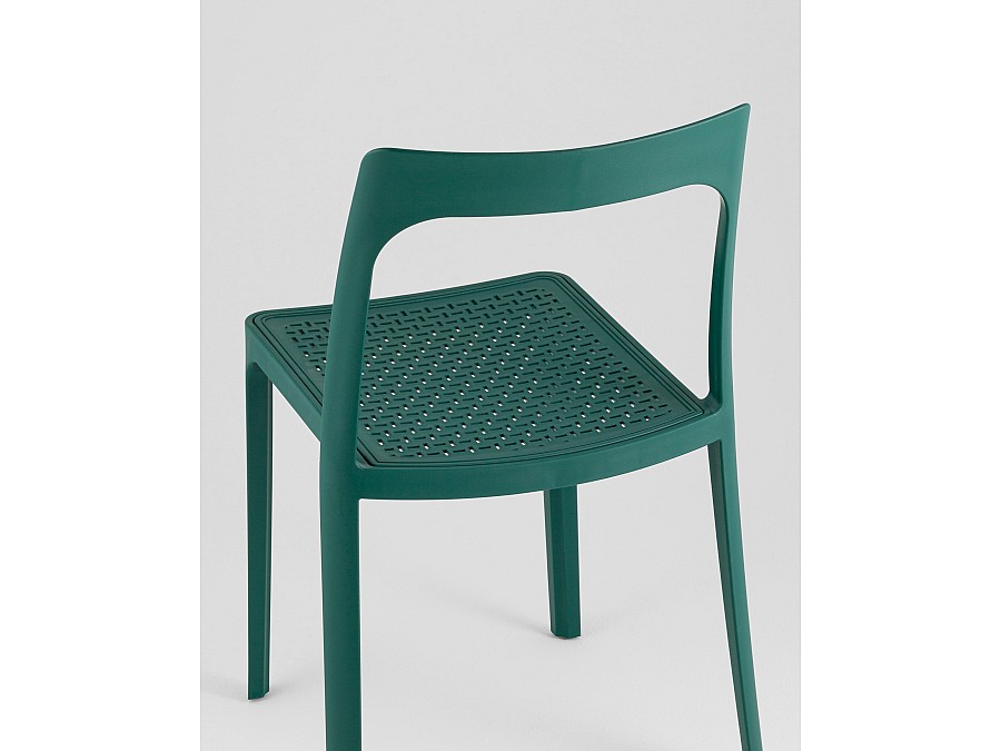 Стул обеденный Marty пластиковый темно-бирюзовый