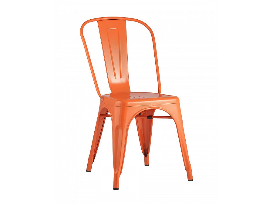 Стул TOLIX оранжевый глянцевый