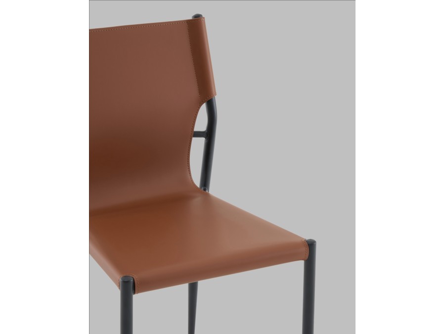 Стул обеденный West коричневый NC