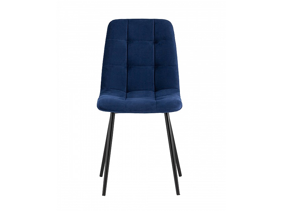 Стул Oliver велюр тёмно-синий