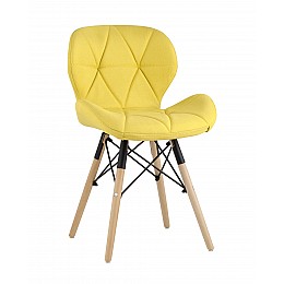 Стул Бон рогожка желтый