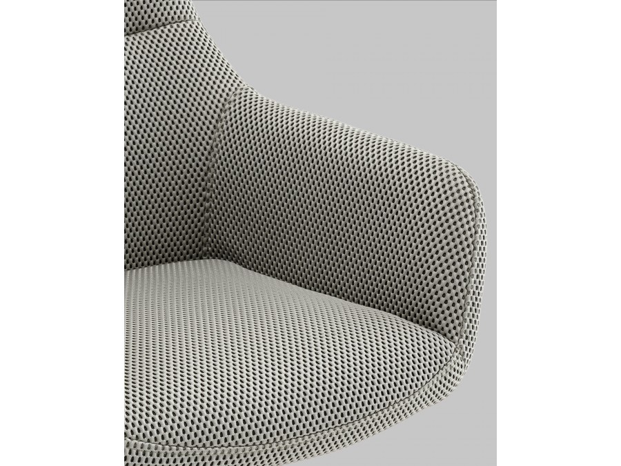 Стул обеденный Enid серо-зеленый ткань Sonic