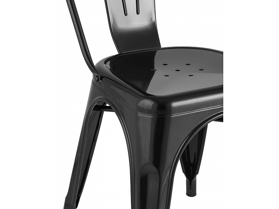 Стул TOLIX черный глянцевый