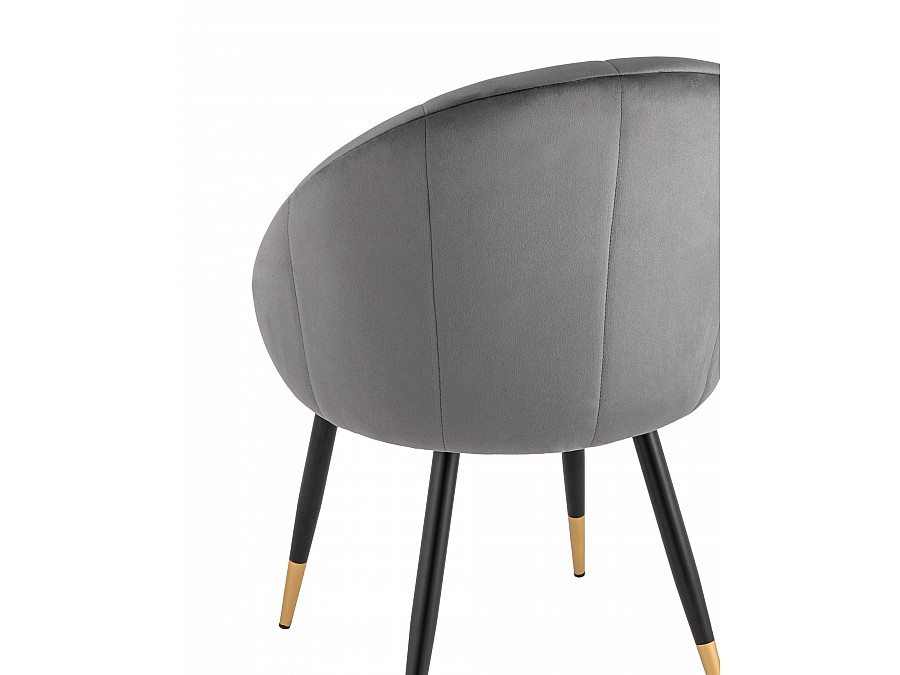 Стул Наоми велюр серый