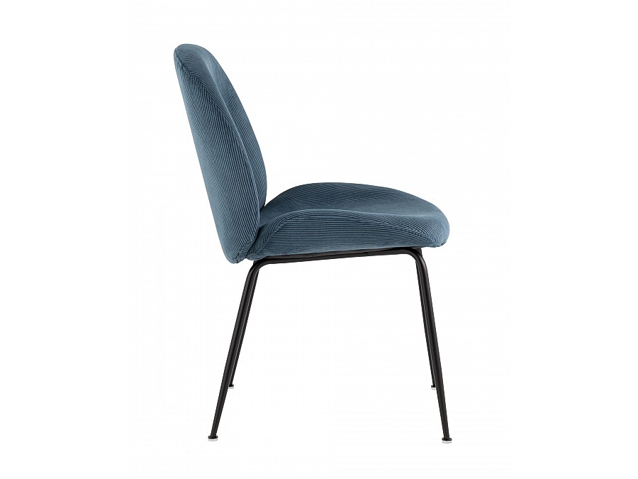 Стул Beetle велюр голубой
