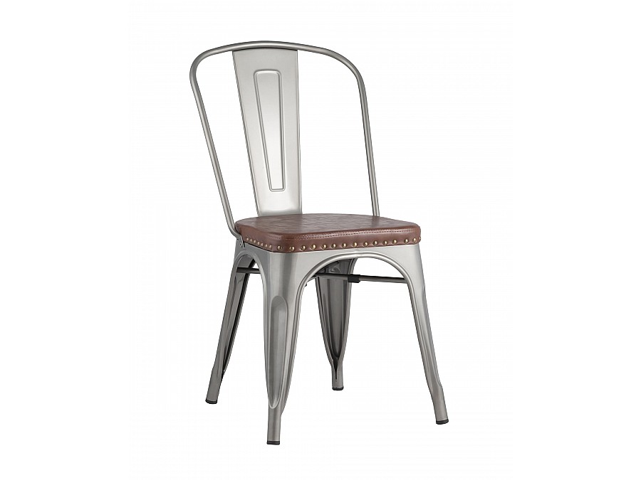 Стул TOLIX SOFT серебристый