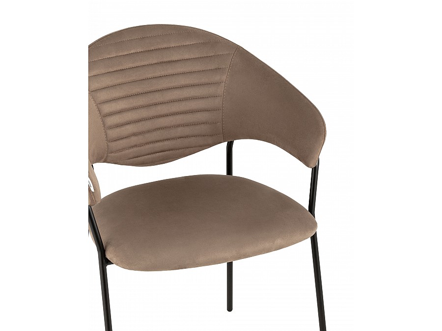 Стул Алексис искусственная замша мокко