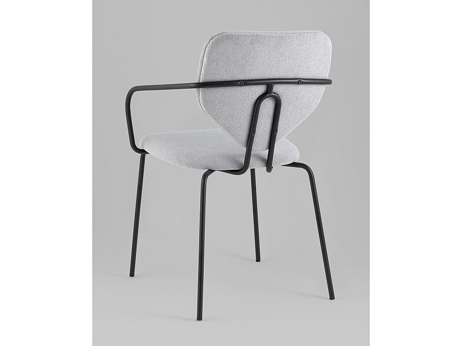 Стул обеденный Masey с подлокотниками серый