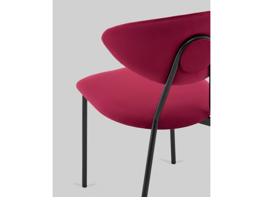 Стул обеденный Квинси велюр винный