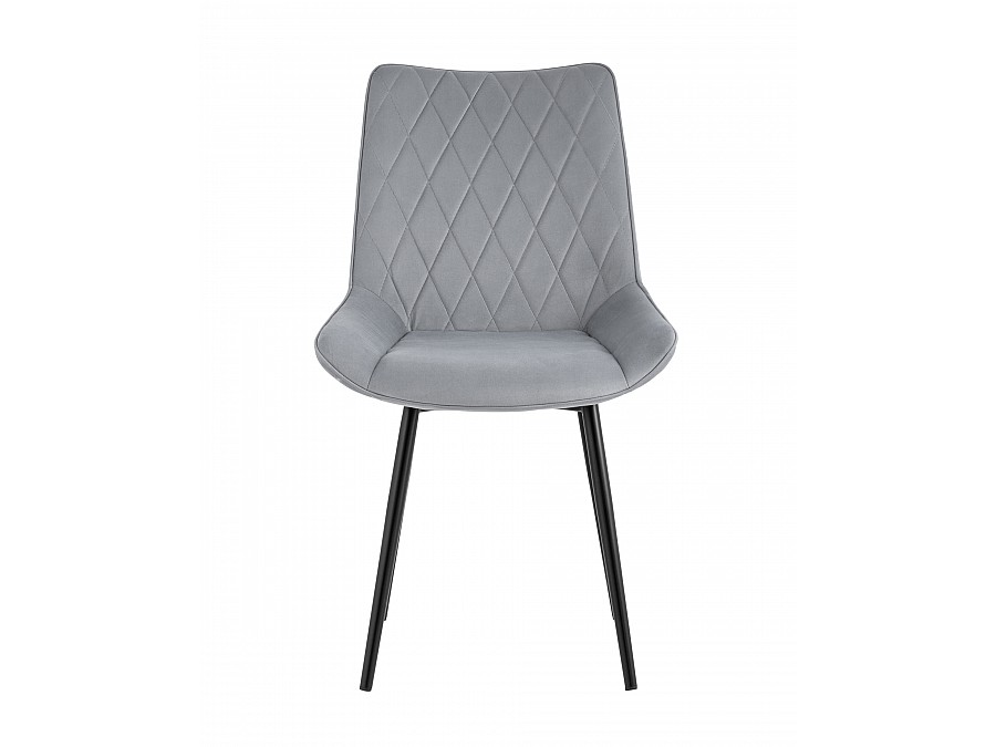 Стул Дарвин велюр серый