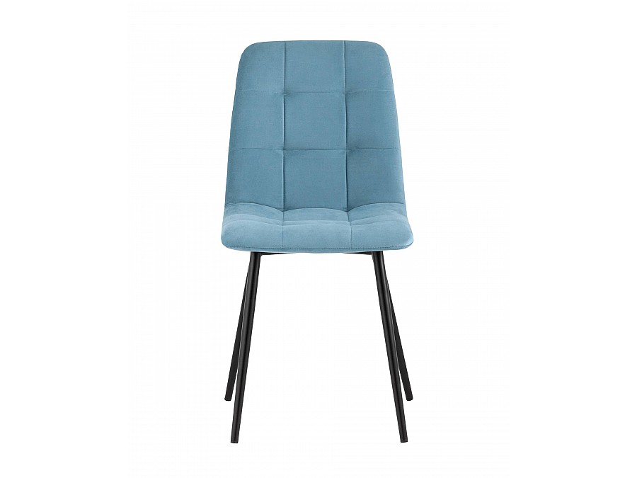 Стул Oliver велюр пыльно-голубой