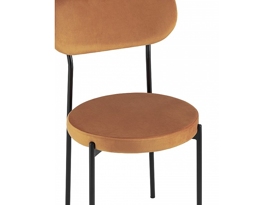 Стул Барбара велюр терракотовый